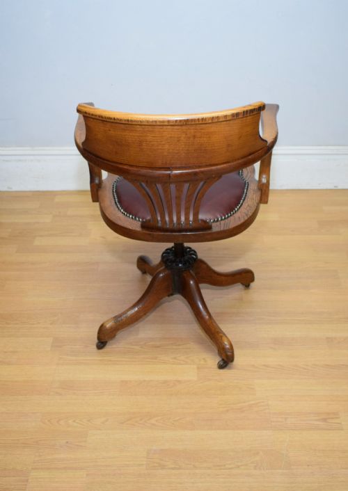 VICTORIAN SWIVEL DESK OFFICE CHAIR - ADDITIONAL PHOTO 11