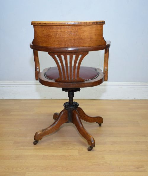 VICTORIAN SWIVEL DESK OFFICE CHAIR - ADDITIONAL PHOTO 12