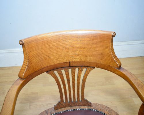 VICTORIAN SWIVEL DESK OFFICE CHAIR - ADDITIONAL PHOTO 14