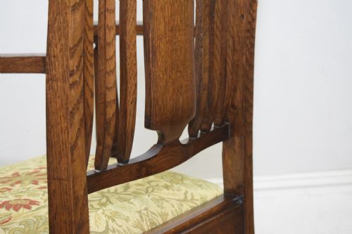 ARTS AND CRAFTS OAK ARMCHAIR - ADDITIONAL PHOTO 20