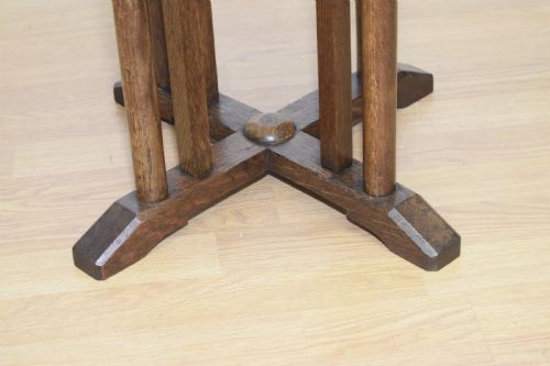 ARTS CRAFTS OAK OCTAGONAL TABLE - ADDITIONAL PHOTO 2