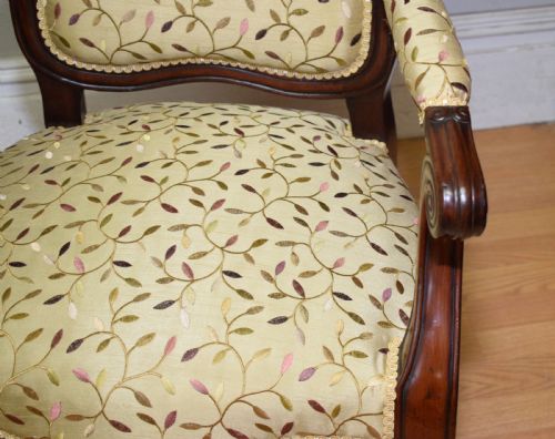 PAIR OF 19TH CENTURY FRENCH ARMCHAIRS - ADDITIONAL PHOTO 10