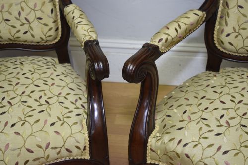PAIR OF 19TH CENTURY FRENCH ARMCHAIRS - ADDITIONAL PHOTO 12