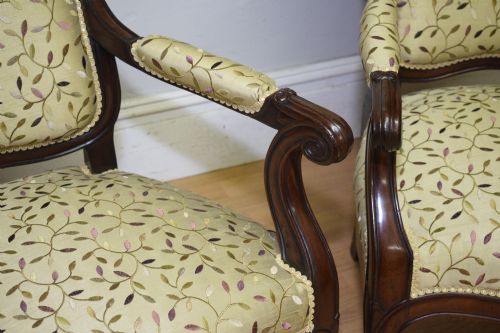 PAIR OF 19TH CENTURY FRENCH ARMCHAIRS - ADDITIONAL PHOTO 13