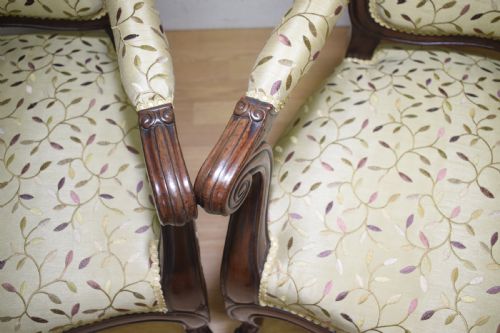 PAIR OF 19TH CENTURY FRENCH ARMCHAIRS - ADDITIONAL PHOTO 21