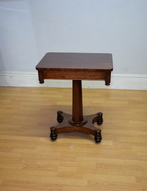 fig 1. Antique Regency Pedestal Side Table