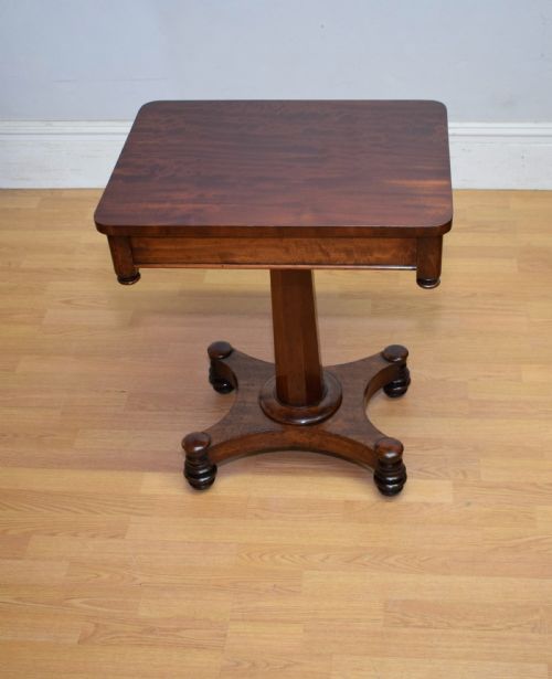 fig 3. Antique Regency Pedestal Side Table