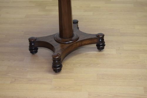 fig 6. Antique Regency Pedestal Side Table