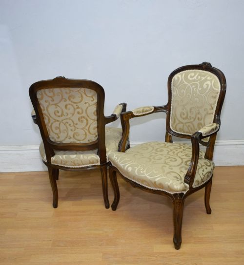 EARLY 20TH CENTURY PAIR OF FRENCH ARMCHAIRS - ADDITIONAL PHOTO 16