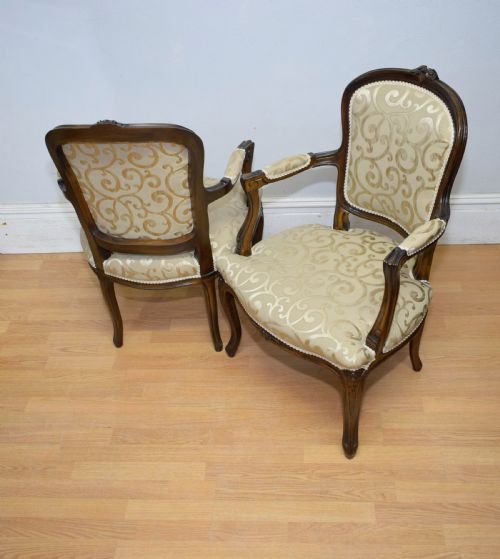 EARLY 20TH CENTURY PAIR OF FRENCH ARMCHAIRS - ADDITIONAL PHOTO 18