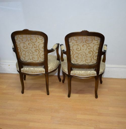 EARLY 20TH CENTURY PAIR OF FRENCH ARMCHAIRS - ADDITIONAL PHOTO 20