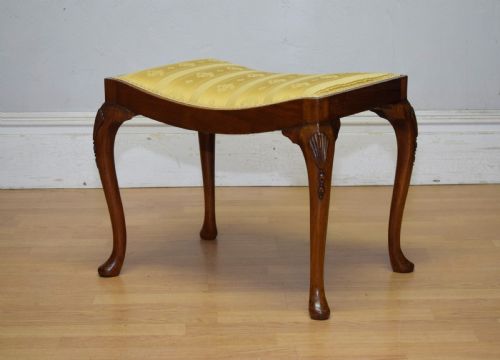 DRESSING TABLE WALNUT STOOL EARLY 20TH CENTURY - ADDITIONAL PHOTO 4