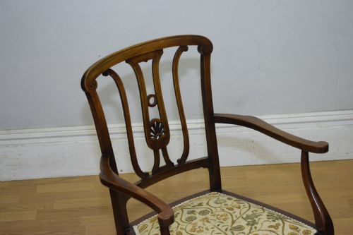 ANTIQUE EDWARDIAN ARMCHAIR - ADDITIONAL PHOTO 10
