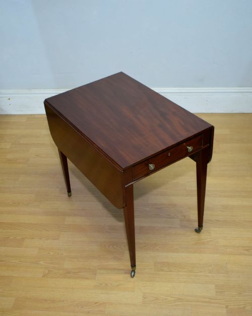 ANTIQUE REGENCY PEMBROKE TABLE - ADDITIONAL PHOTO 5