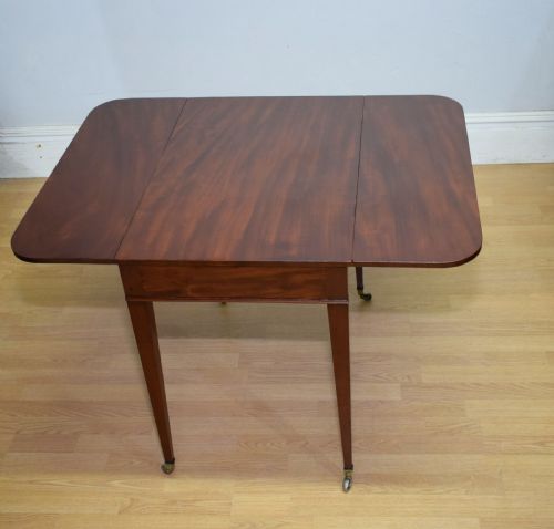 ANTIQUE REGENCY PEMBROKE TABLE - ADDITIONAL PHOTO 9