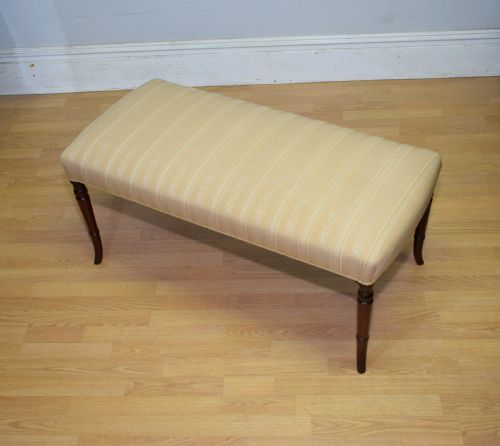 ANTIQUE REGENCY LARGE CENTRE STOOL - ADDITIONAL PHOTO 1