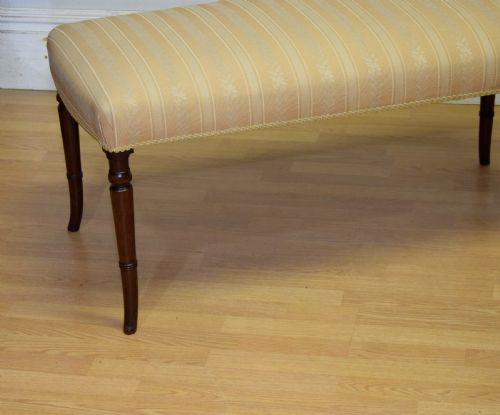 ANTIQUE REGENCY LARGE CENTRE STOOL - ADDITIONAL PHOTO 6