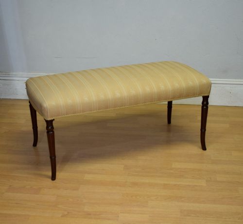 ANTIQUE REGENCY LARGE CENTRE STOOL - ADDITIONAL PHOTO 8