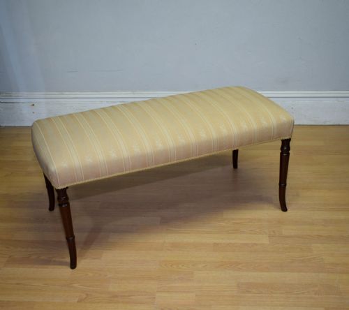 ANTIQUE REGENCY LARGE CENTRE STOOL - ADDITIONAL PHOTO 14