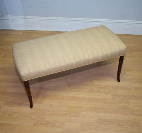 ANTIQUE REGENCY LARGE CENTRE STOOL - ADDITIONAL PHOTO 17