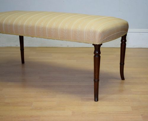 ANTIQUE REGENCY LARGE CENTRE STOOL - ADDITIONAL PHOTO 20