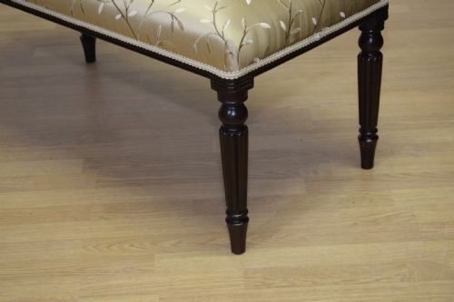 LARGE UPHOLSTERED CENTRE STOOL DUET STOOL - ADDITIONAL PHOTO 8