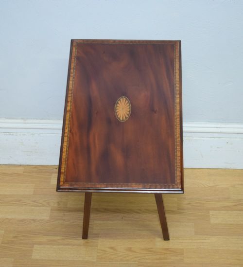 ANTIQUE EDWARDIAN MAHOGANY INLAID TABLE - ADDITIONAL PHOTO 11