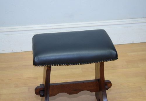 ANTIQUE ARTS CRAFTS STOOL - ADDITIONAL PHOTO 3