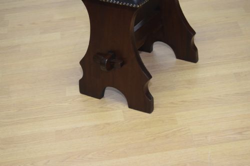 ANTIQUE ARTS CRAFTS STOOL - ADDITIONAL PHOTO 5