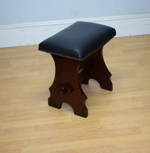 ANTIQUE ARTS CRAFTS STOOL - ADDITIONAL PHOTO 6