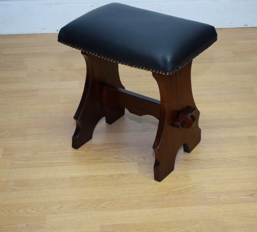 ANTIQUE ARTS CRAFTS STOOL - ADDITIONAL PHOTO 10