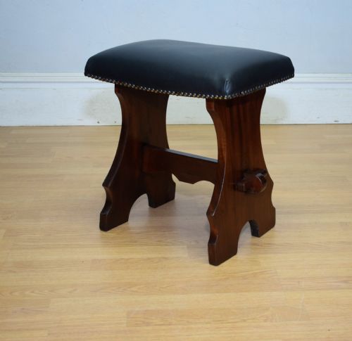 ANTIQUE ARTS CRAFTS STOOL - ADDITIONAL PHOTO 13