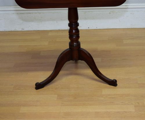GEORGIAN MAHOGANY TRI POD TABLEANTIQUE GEORGIAN TRIPOD TILT TOP TABLE - ADDITIONAL PHOTO 3