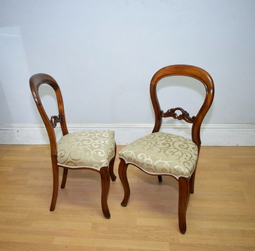 ANTIQUE SET OF 6 VICTORIAN DINING CHAIRS - ADDITIONAL PHOTO 13