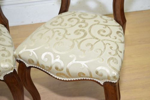 ANTIQUE SET OF 6 VICTORIAN DINING CHAIRS - ADDITIONAL PHOTO 17
