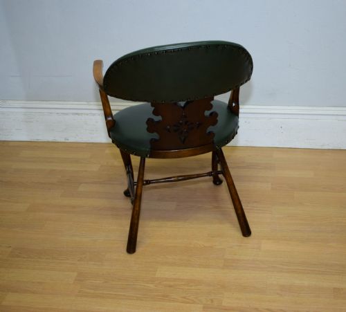 EARLY 20TH CENTURY DESK CHAIR - ADDITIONAL PHOTO 9