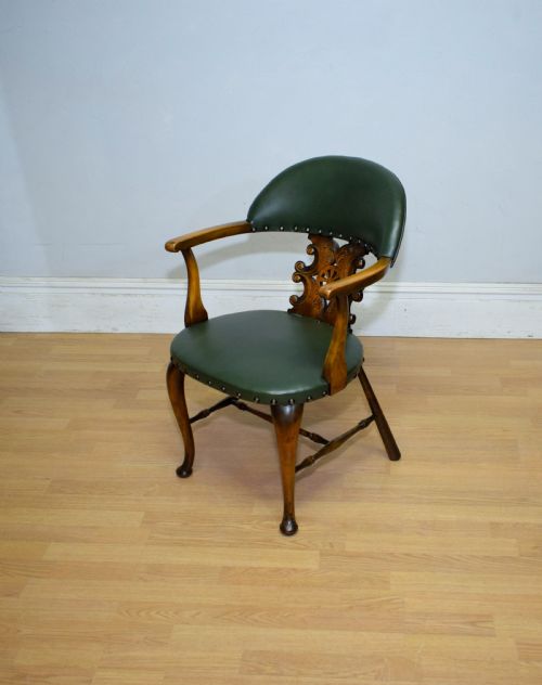 EARLY 20TH CENTURY DESK CHAIR - ADDITIONAL PHOTO 13