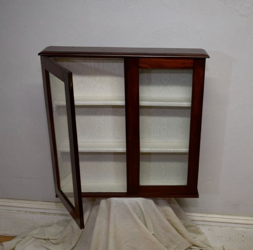 VICTORIAN GLAZED WALL CABINET - ADDITIONAL PHOTO 13
