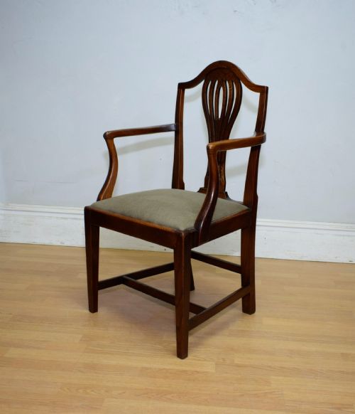 GEORGIAN PERIOD ELM ARMCHAIR - ADDITIONAL PHOTO 6
