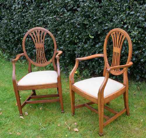 EARLY 20TH CENTURY PAIR OF OAK ARMCHAIRS - ADDITIONAL PHOTO 12