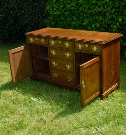 EARLY 20TH CENTURY GEORGIAN OAK DRESSER BASE - ADDITIONAL PHOTO 20