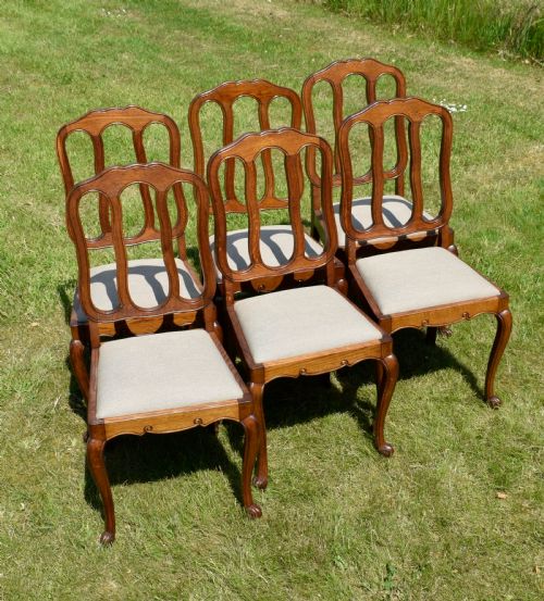 EARLY 20TH CENTURY SET OF 6 FRENCH DINING CHAIRS - ADDITIONAL PHOTO 1