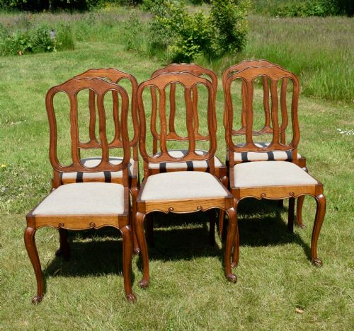 EARLY 20TH CENTURY SET OF 6 FRENCH DINING CHAIRS - ADDITIONAL PHOTO 2