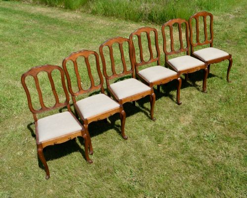 EARLY 20TH CENTURY SET OF 6 FRENCH DINING CHAIRS - ADDITIONAL PHOTO 4
