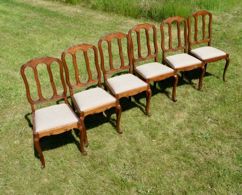 EARLY 20TH CENTURY SET OF 6 FRENCH DINING CHAIRS - ADDITIONAL PHOTO 5