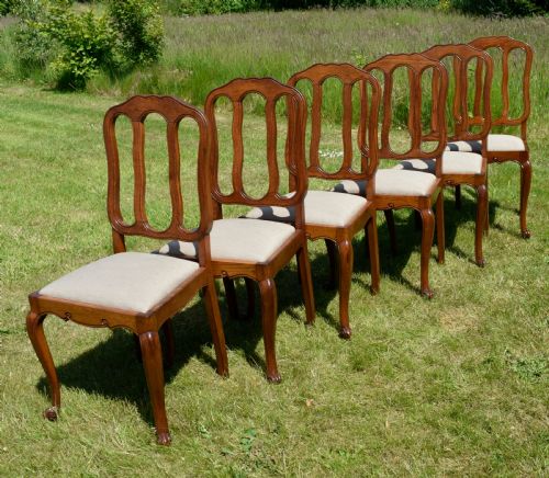 EARLY 20TH CENTURY SET OF 6 FRENCH DINING CHAIRS - ADDITIONAL PHOTO 6