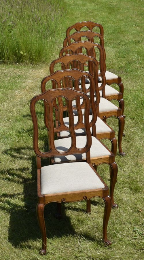 EARLY 20TH CENTURY SET OF 6 FRENCH DINING CHAIRS - ADDITIONAL PHOTO 8
