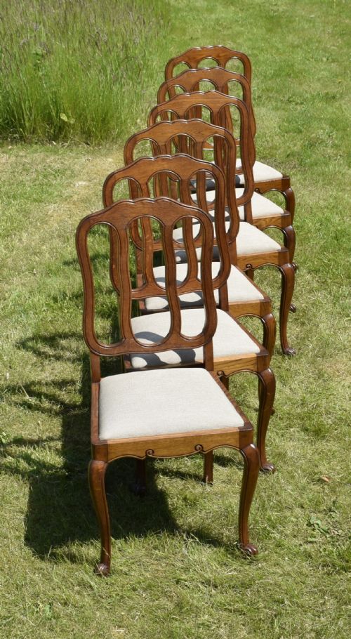 EARLY 20TH CENTURY SET OF 6 FRENCH DINING CHAIRS - ADDITIONAL PHOTO 11