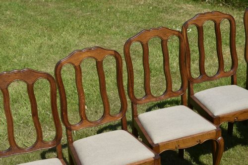 EARLY 20TH CENTURY SET OF 6 FRENCH DINING CHAIRS - ADDITIONAL PHOTO 13