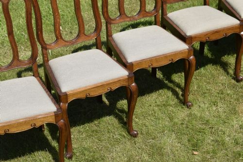 EARLY 20TH CENTURY SET OF 6 FRENCH DINING CHAIRS - ADDITIONAL PHOTO 14